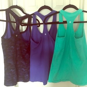 SOLD🍋 lululemon BUNDLE OF 3! Cool Racerback Tanks